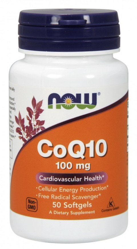 NOW FOODS Koenzym Q10 100mg - 50 softgels