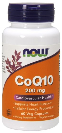 NOW FOODS Koenzym Q10 200mg - 60 vcaps