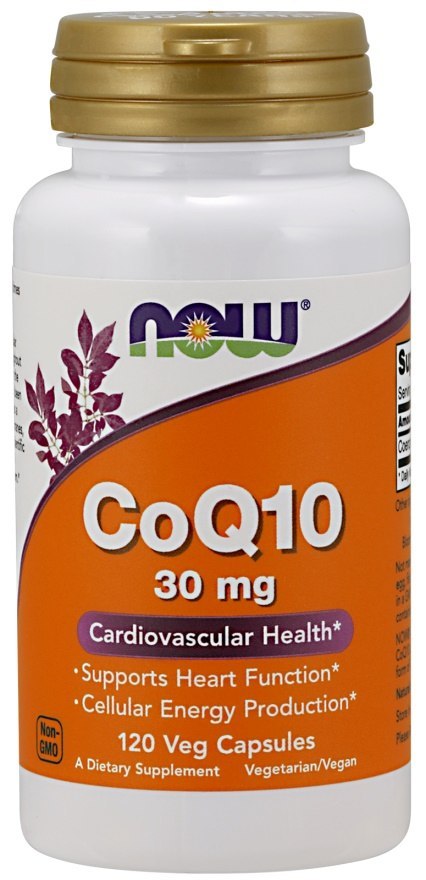 NOW FOODS Koenzym Q10 30mg - 120 vcaps