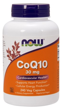 NOW FOODS Koenzym Q10 30mg - 240 vcaps