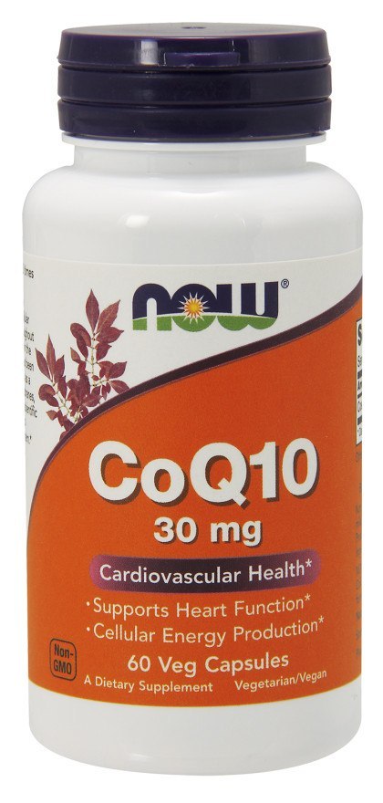 NOW FOODS Koenzym Q10 30mg - 60 vcaps