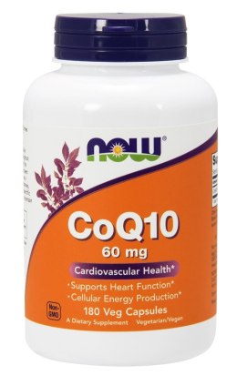 NOW FOODS Koenzym Q10 60mg - 180 vcaps