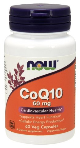 NOW FOODS Koenzym Q10 60mg - 60 vcaps