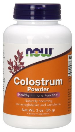 NOW FOODS Colostrum wołowe, proszek - 85g