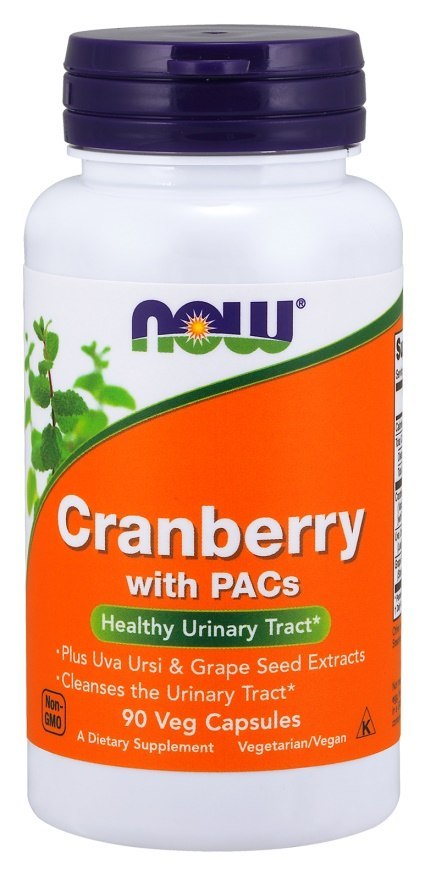 NOW FOODS Cranberry with PACs, Wyciąg z Żurawiny - 90 vcaps