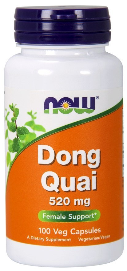 NOW FOODS Dong Quai (Dzięgiel Chiński), 520mg - 100 vcaps