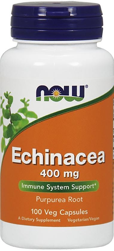 NOW FOODS Echinacea Jeżówka 400mg - 100 vcaps