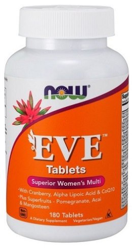 NOW FOODS EVE Multiwitaminy dla Kobiet- 180 tabs