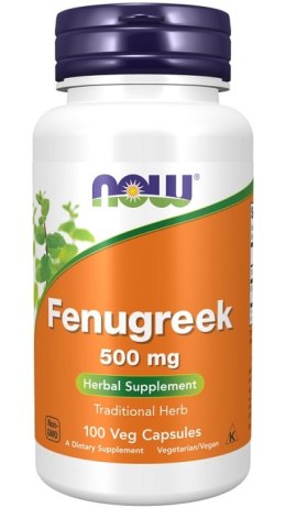 NOW FOODS Kozieradka, Fenugreek, 500mg - 100 vcaps