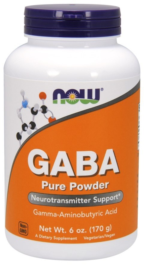 NOW FOODS GABA, Proszek - 170g