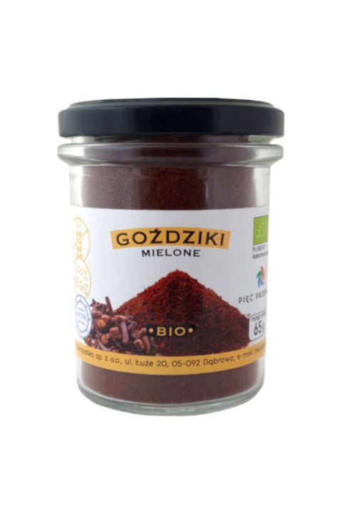 GOŹDZIKI MIELONE BEZGLUTENOWE BIO 65 g - PIĘĆ PRZEMIAN