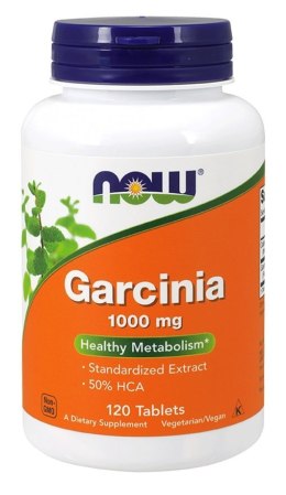 NOW FOODS Garcinia, Tamaryndowiec 1000mg - 120 tablets