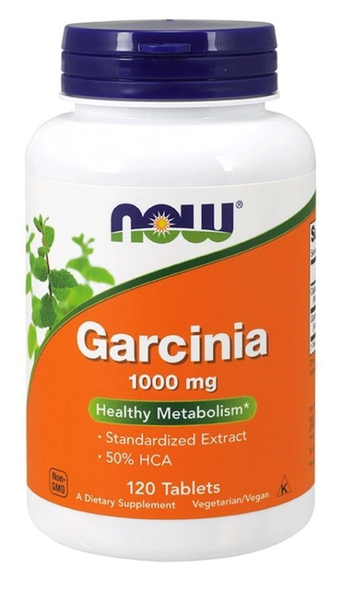 NOW FOODS Garcinia, Tamaryndowiec 1000mg - 120 tablets