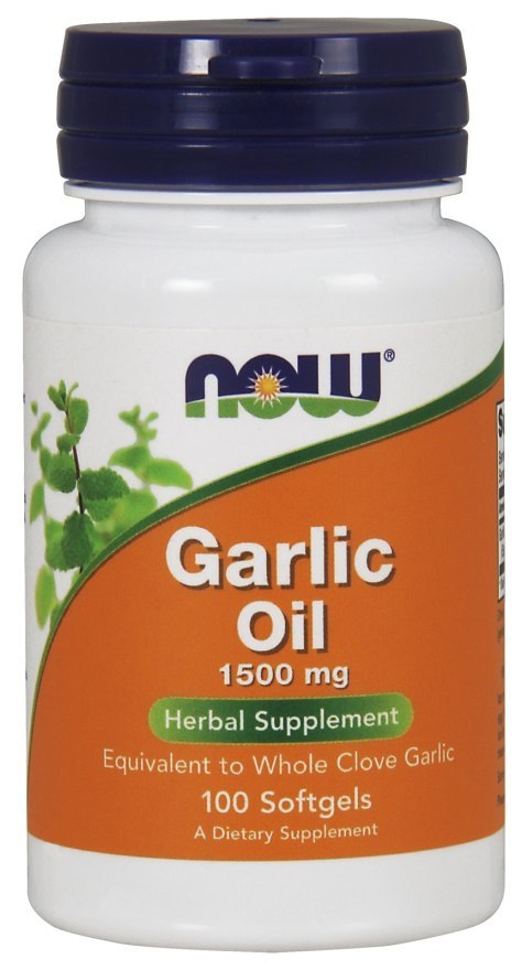 NOW FOODS Olej czosnkowy Garlic Oil, 1500mg - 100 softgels