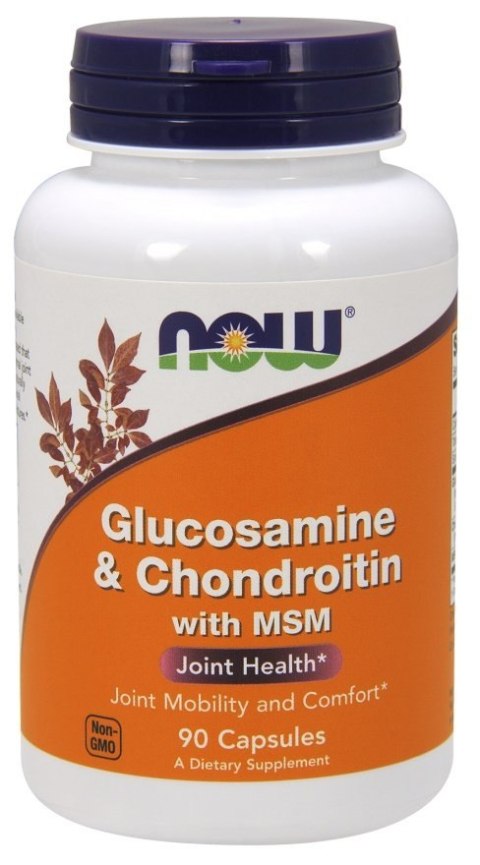 NOW FOODS Glucosamine & Chondroitin with MSM - 90 caps