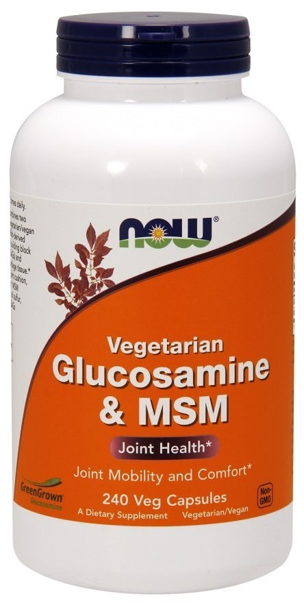 NOW FOODS Glucosamine & MSM Vegetarian - 240 vcaps