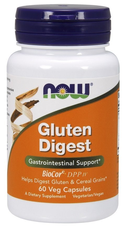 NOW FOODS TRAWIENIE Gluten Digest - 60 vcaps