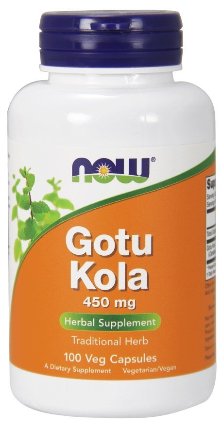 NOW FOODS Gotu Kola, 450mg - 100 vcaps