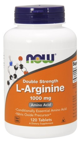 NOW FOODS ARGININA L-Arginine 1000mg - 120 tablets