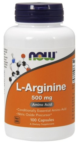 NOW FOODS ARGININA L-Arginine 500mg - 100 caps