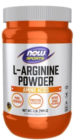 NOW FOODS ARGININA L-Arginine Powder - 454g