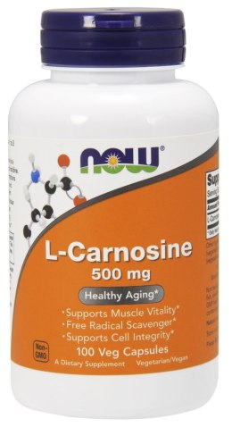 NOW FOODS L-Carnosine KARNOZYNA 500mg - 100 vcaps