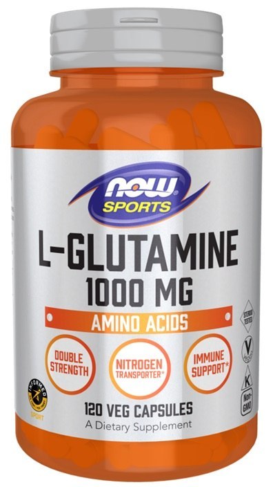 NOW FOODS L-Glutamine, 1000mg - 120 vcaps