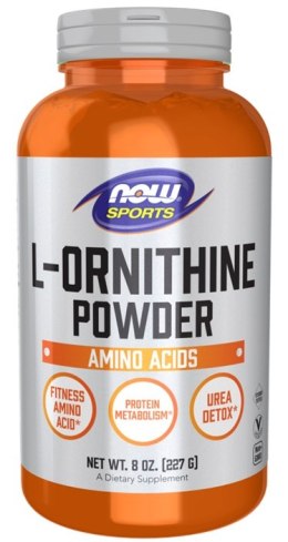 NOW FOODS L-Ornithine, Ornityna Proszek - 227g