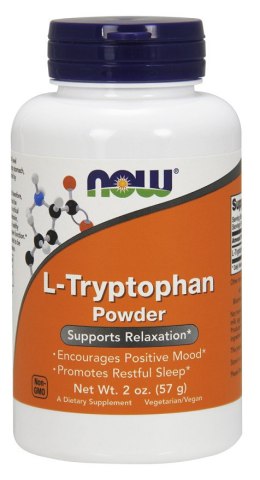 NOW FOODS L-Tryptophan, Powder - 57g