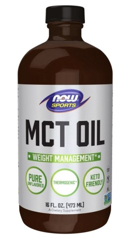 NOW FOODS OLEJ MCT Oil Pure Liquid - 473 ml.