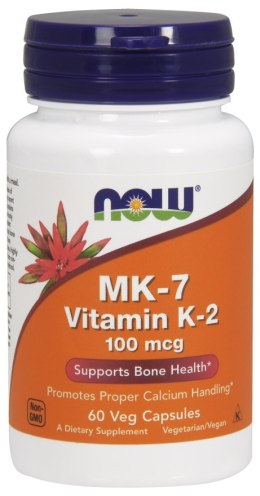 NOW FOODS MK-7 Witamina K2, 100mcg - 60 vcaps