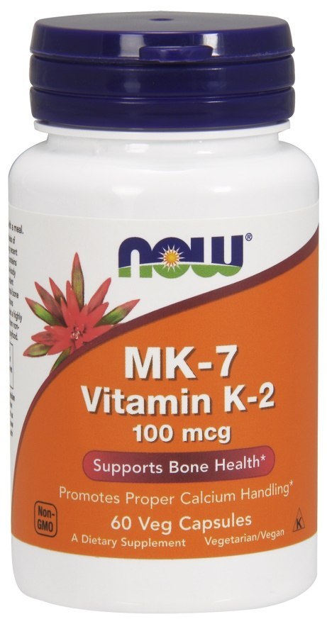 NOW FOODS MK-7 Witamina K2, 100mcg - 60 vcaps