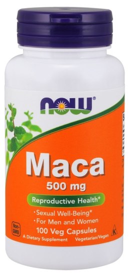 NOW FOODS Maca 500mg - 100 vcaps