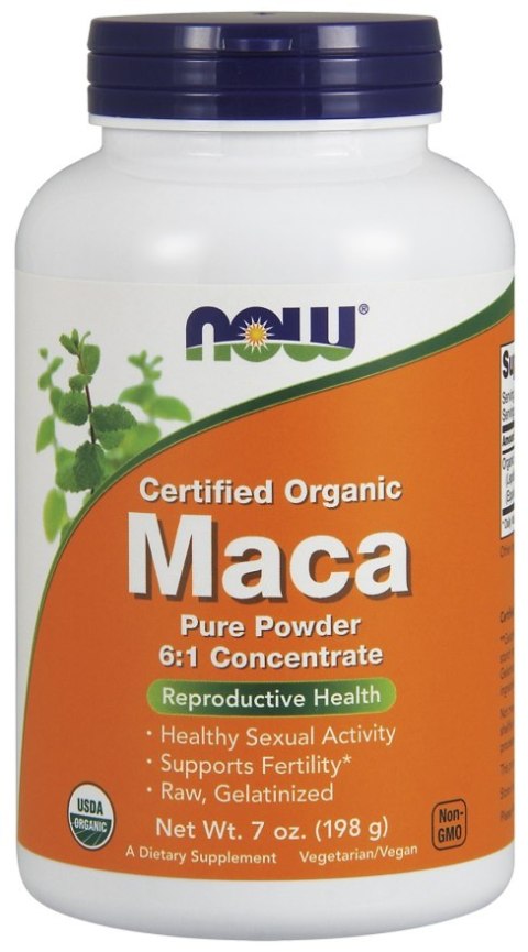 NOW FOODS Maca 6:1 koncentrat czysty proszek - 198g