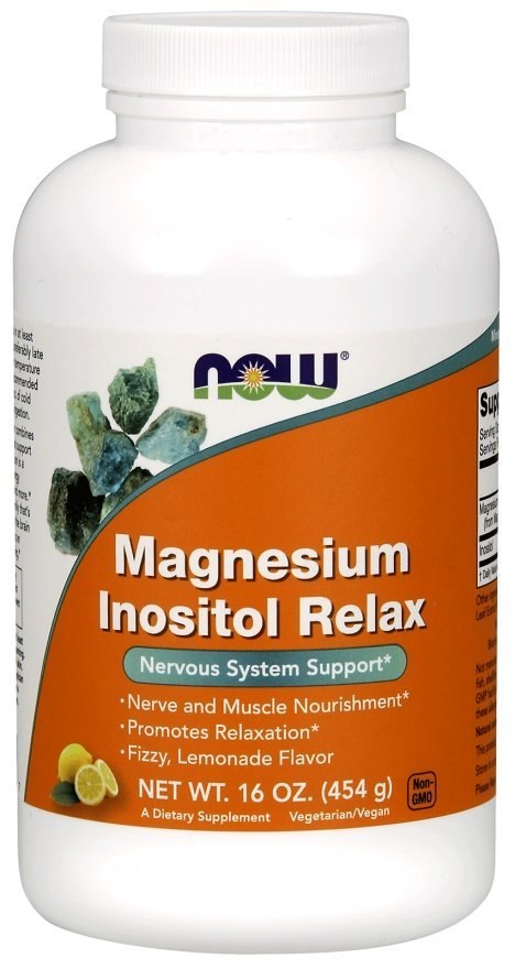 NOW FOODS Magnez Inozytol Relax proszek - 454g