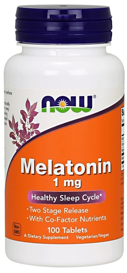 NOW FOODS Melatonina, 1mg - 100 tabs