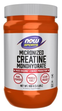 NOW FOODS Kreatyna Monohydrat Mikronizowana 500g