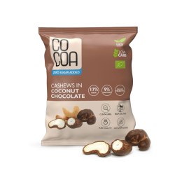 ORZECHY NERKOWCA W CZEKOLADZIE KOKOSOWEJ BEZ DODATKU CUKRU BIO 70 g - COCOA