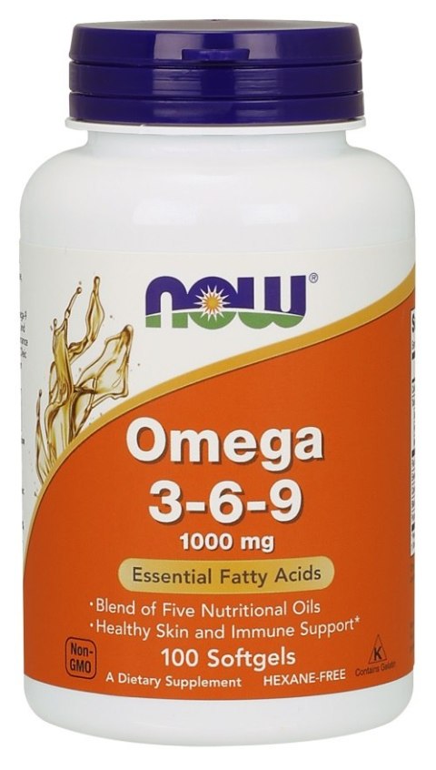 NOW FOODS Omega 3-6-9, 1000mg - 100 softgels