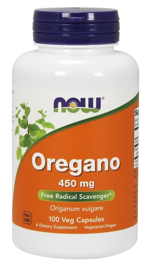 NOW FOODS Oregano, 450mg - 100 vcaps