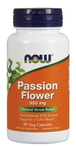 NOW FOODS Passion Flower, 350mg - 90 vcaps