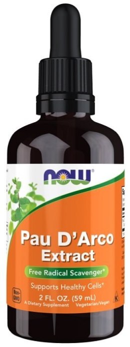 NOW FOODS Pau D'Arco, Płyn, 59 ml