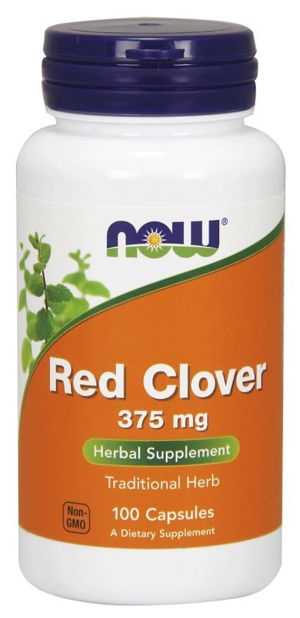 NOW FOODS Red Clover, koniczyna 375mg - 100 caps