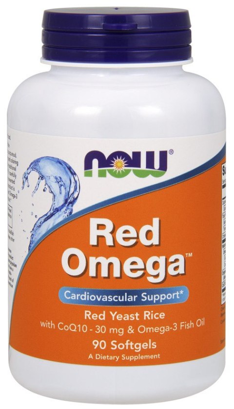 NOW FOODS Red Omega (Red Yeast Rice) - 90 softgels