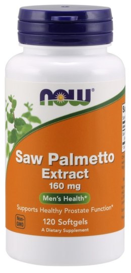 NOW FOODS Saw Palmetto Extract, 160mg - 120 softgels