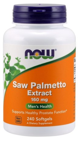 NOW FOODS Saw Palmetto Extract, 160mg - 240 softgels