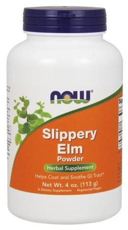 NOW FOODS Slippery Elm, Wiąz Czerwony, Powder - 113g