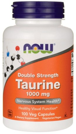 NOW FOODS Tauryna, 1000mg - 100 vcaps