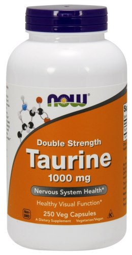 NOW FOODS Tauryna, 1000mg - 250 vcaps