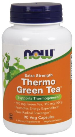 NOW FOODS Thermo Green Tea, Extra Strength - 90 vcaps